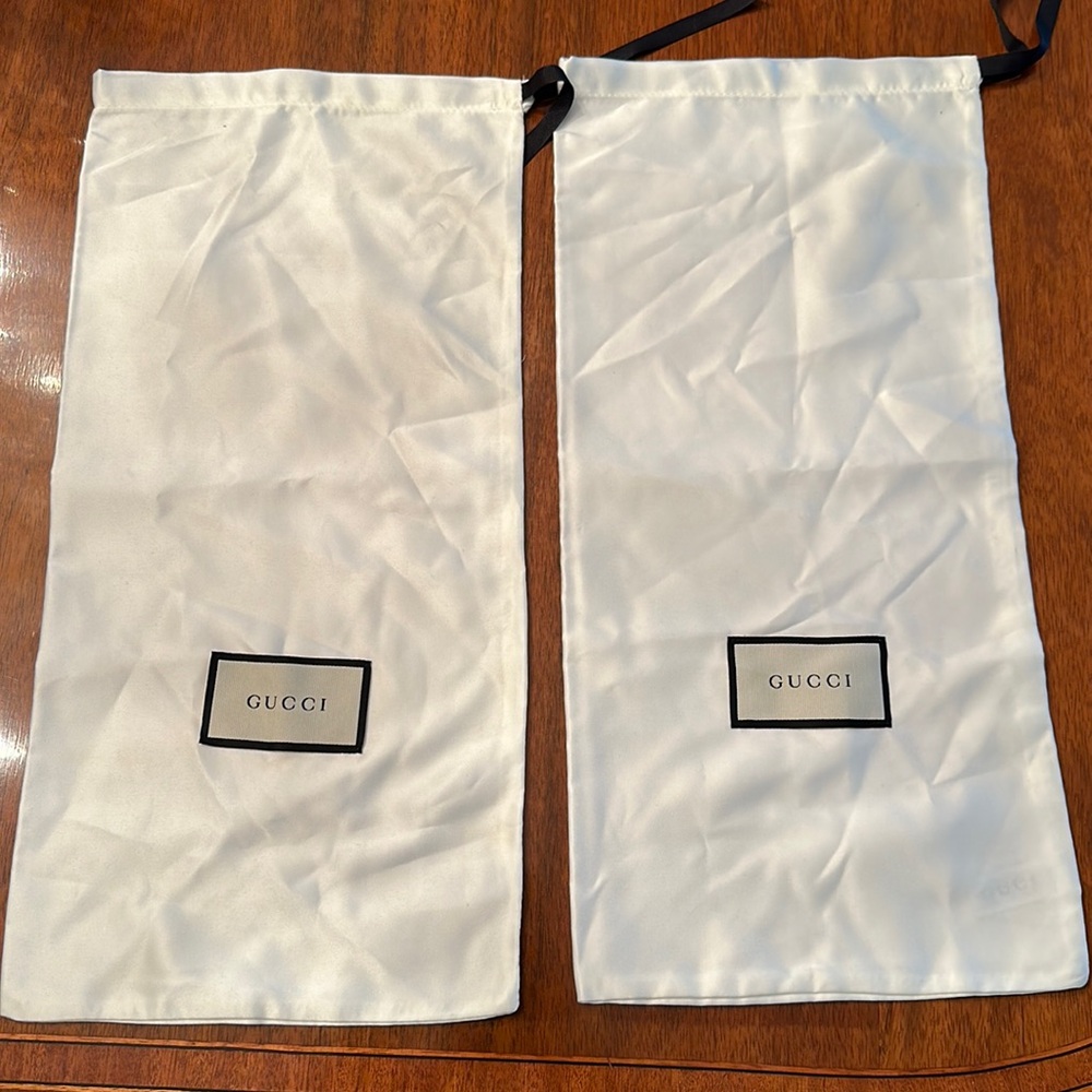 Gucci dust bags